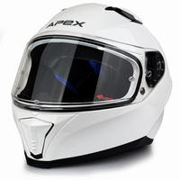 Kask Integralny Apex FI100 Solid White biały