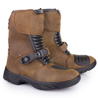 Buty Motocyklowe ZRX SIERRA BROWN brązowy skóra