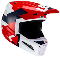 Kask Cross LEATT 2.5 V23 Royal Red Blue White