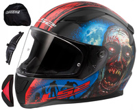 Kask integralny LS2 FF353 RAPID II ZOMBIE BLACK RED