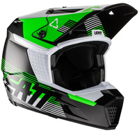 Kask Cross LEATT 3.5 V22 Green Black