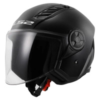 Kask Motocyklowy Otwarty LS2 OF616 AIRFLOW II Solid Black