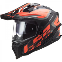 Kask Motocyklowy Enduro LS2 MX701 EXPLORER ALTER BLACK ORANGE
