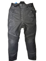 REBELHORN SPODNIE SKÓRZANE MĘSKIE SIDE BLACK S