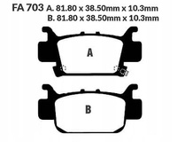 Klocki Hamulcowe EBC FA703TT