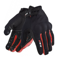 Rękawice Męskie Motocyklowe LS2 DART 2 BLACK RED