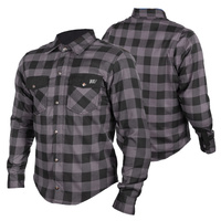 Koszula Motocyklowa WOLF LS01 czarny szary