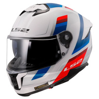 Kask Integralny LS2 FF808 Stream II Vintage White Blue Red