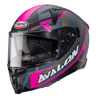Kask integralny CABERG AVALON X OPTIC BLACK GREY PINK