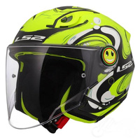 Kask Motocyklowy Dziecięcy Otwarty LS2 OF622 FUNNY II GLUP H-V YELLOW