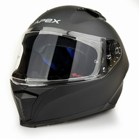 Kask Integralny Apex FI100 SOLID MATT czarny matowy