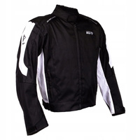 Męska Kurtka Motocyklowa Wolf Black&White