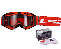 Gogle Enduro Motocross LS2 Aura Black Red Clear