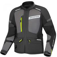 Kurtka Motocyklowa Męska SHIMA ALPHA MEN BLACK FLUO
