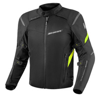 Kurtka Motocyklowa Męska SHIMA RUSH 2.0 BLK/FLUO
