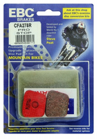 EBC KLOCKI ROWEROWE CFA278R ORGANICZNE WYCZYNOWE