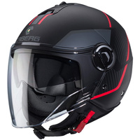 Kask Otwarty Caberg Riviera V4X Geo Red Matt