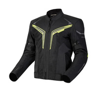 Męska Kurtka motocyklowa Ozone Flow Black Fluo
