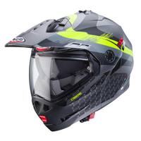 Kask Szczękowy Motocyklowy CABERG FLIP-UP TOURMAX X SARABE GREY BLACK YELLOW