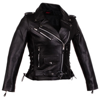 Damska Skórzana Kurtka Ramoneska Wolf