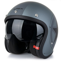 Kask Otwarty Jet Apex JI100 STAR matowy