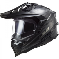 Kask Motocyklowy Enduro LS2 MX701 EXPLORER SOLID CARBON