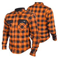 Koszula Motocyklowa WOLF LS01 pomarańczowy