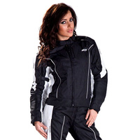 Damska Kurtka Motocyklowa Wolf Black&White