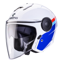 Kask otwarty CABERG JET SOHO ZEPHYR WHITE BLUE RED