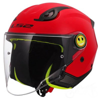 Kask Motocyklowy Dziecięcy Otwarty LS2 OF622 FUNNY II SOLID RED