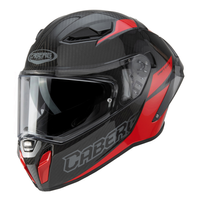 Kask Integralny Motocyklowy CABERG DRIFT EVO II CARBON NOVA BLACK RED