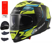 Kask integralny LS2 FF800 STORM II TRACKER BLACK YELLOW