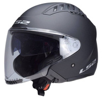 Kask Motocyklowy Otwarty LS2 OF600 COPTER II BLACK MATT