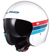 Kask Otwarty LS2 OF599 SPITFIRE II RETRO biały
