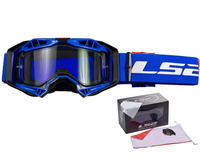 Gogle Enduro Motocross LS2 Aura Black Blue Clear