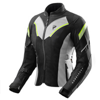 Kurtka tekstylna motocyklowa REBELHORN HIFLOW V LADY BLACK/GREY/FLUO