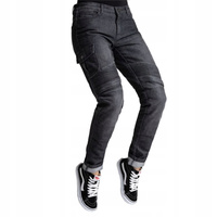 BROGER OHIO JEANSY MOTOCYKLOWE LADY BLACK M