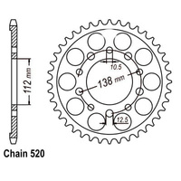 Zębatka Tylna Sunstar Aluminiowa SUNR5-3485-41