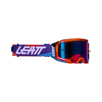 Gogle Leatt Velocity 5.5 Iriz Neon Orange Lustrzane