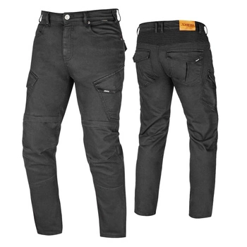 Jeansy Motocyklowe SECA SQUADRON Black czarny