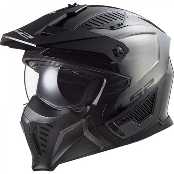 Kask Modułowy LS2 OF606 Drifter Jeans Titanium (z Odpinaną szczęką)