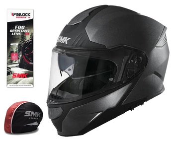 Kask Szczękowy SMK GULLWING Black Mat