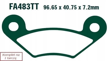 Klocki Hamulcowe EBC FA483TT