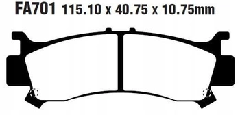 Klocki Hamulcowe EBC FA701TT