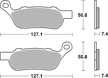 Klocki Hamulcowe SBS 854H.LS