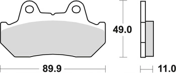 Klocki Hamulcowe TRW MCB512