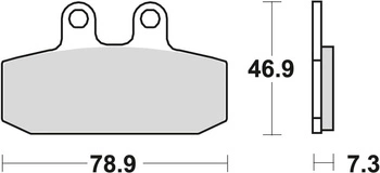 Klocki Hamulcowe TRW MCB557