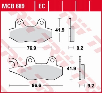 Klocki Hamulcowe TRW MCB689