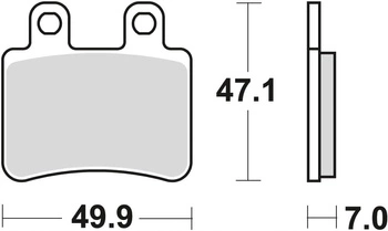 Klocki Hamulcowe TRW MCB735