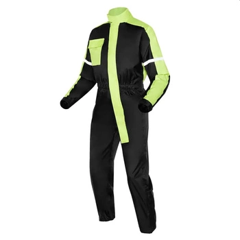 Kombinezon Przeciwdeszczowy Ozone OZ-141 Black Fluo